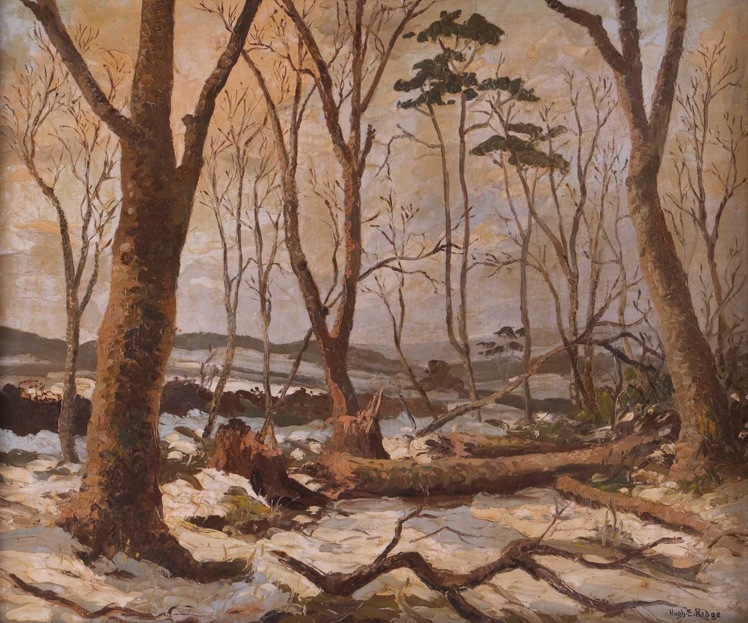 Lot 11 - Hugh E. Ridge (British 1899-1976) Winter