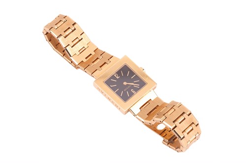 Lot 189 - Bulgari – An 18ct Yellow Gold Quadrato...