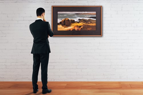 Lot Donald McIntyre (British, 1923 - 2009) 'Cliffs...