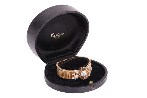 Lot 185 - Jaeger-LeCoultre for Kutchinsky – An 18ct Gold...