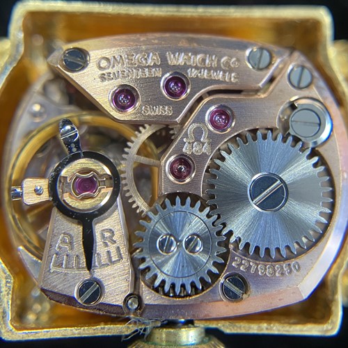 Lot 188 - Omega – An ‘18K’ Diamond-Set Dress Watch...