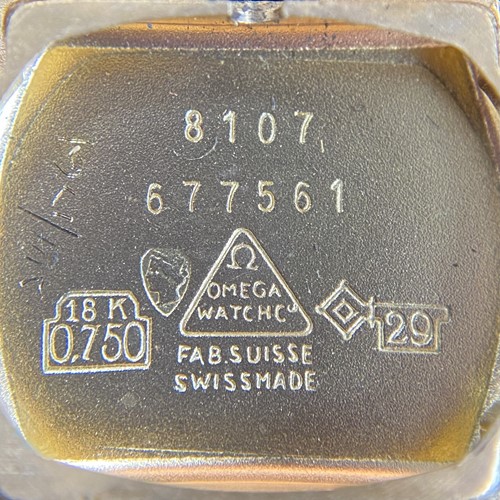 Lot 188 - Omega – An ‘18K’ Diamond-Set Dress Watch...