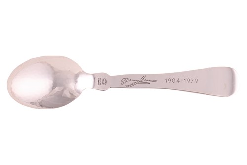 Lot 246 - A collection of fifteen Georg Jensen silver...