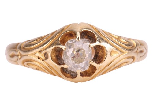 Lot 28 - An early 20th-century diamond-set ring, with...