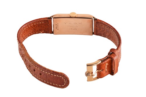 Lot 187 - Rolex – A 1930s 9ct Gold Prince Wristwatch...