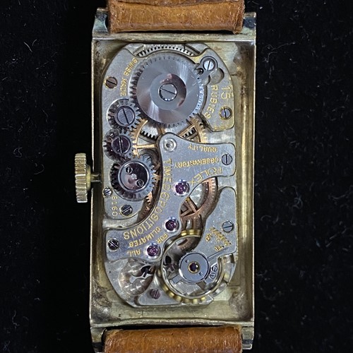 Lot 187 - Rolex – A 1930s 9ct Gold Prince Wristwatch...