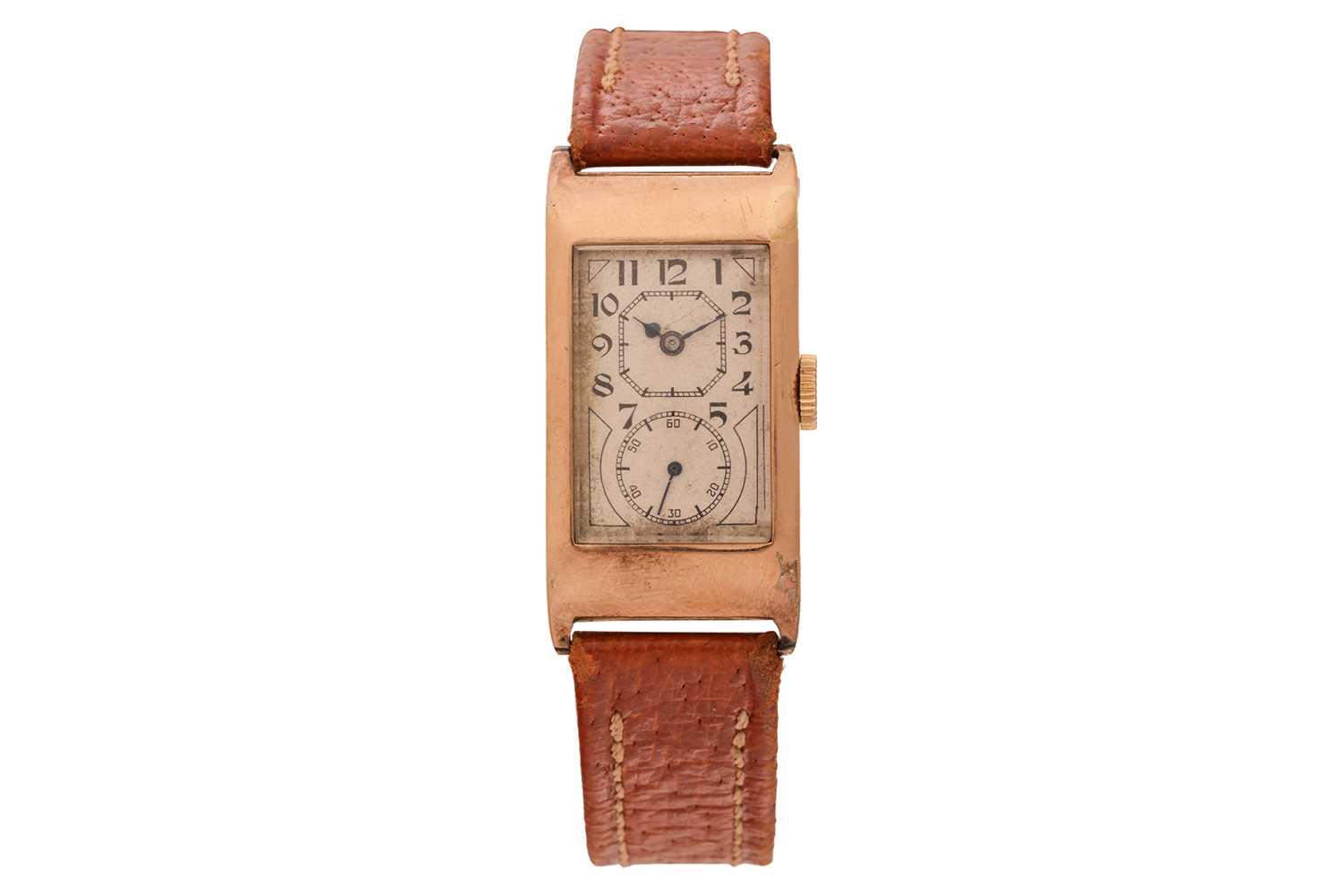 Lot 187 - Rolex – A 1930s 9ct Gold Prince Wristwatch...