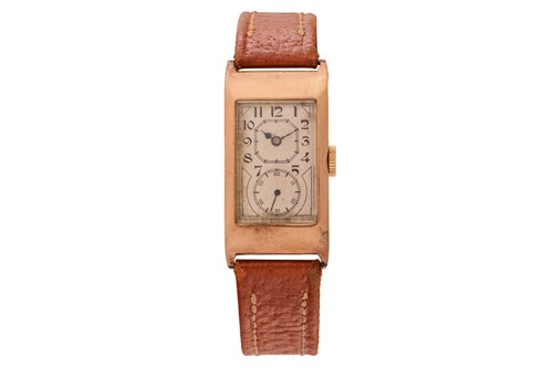 Lot 187 - Rolex – A 1930s 9ct Gold Prince Wristwatch...