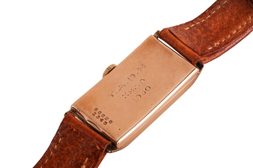 Lot 187 - Rolex – A 1930s 9ct Gold Prince Wristwatch...