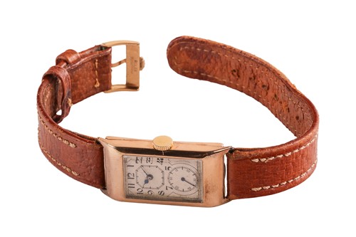 Lot 187 - Rolex – A 1930s 9ct Gold Prince Wristwatch...