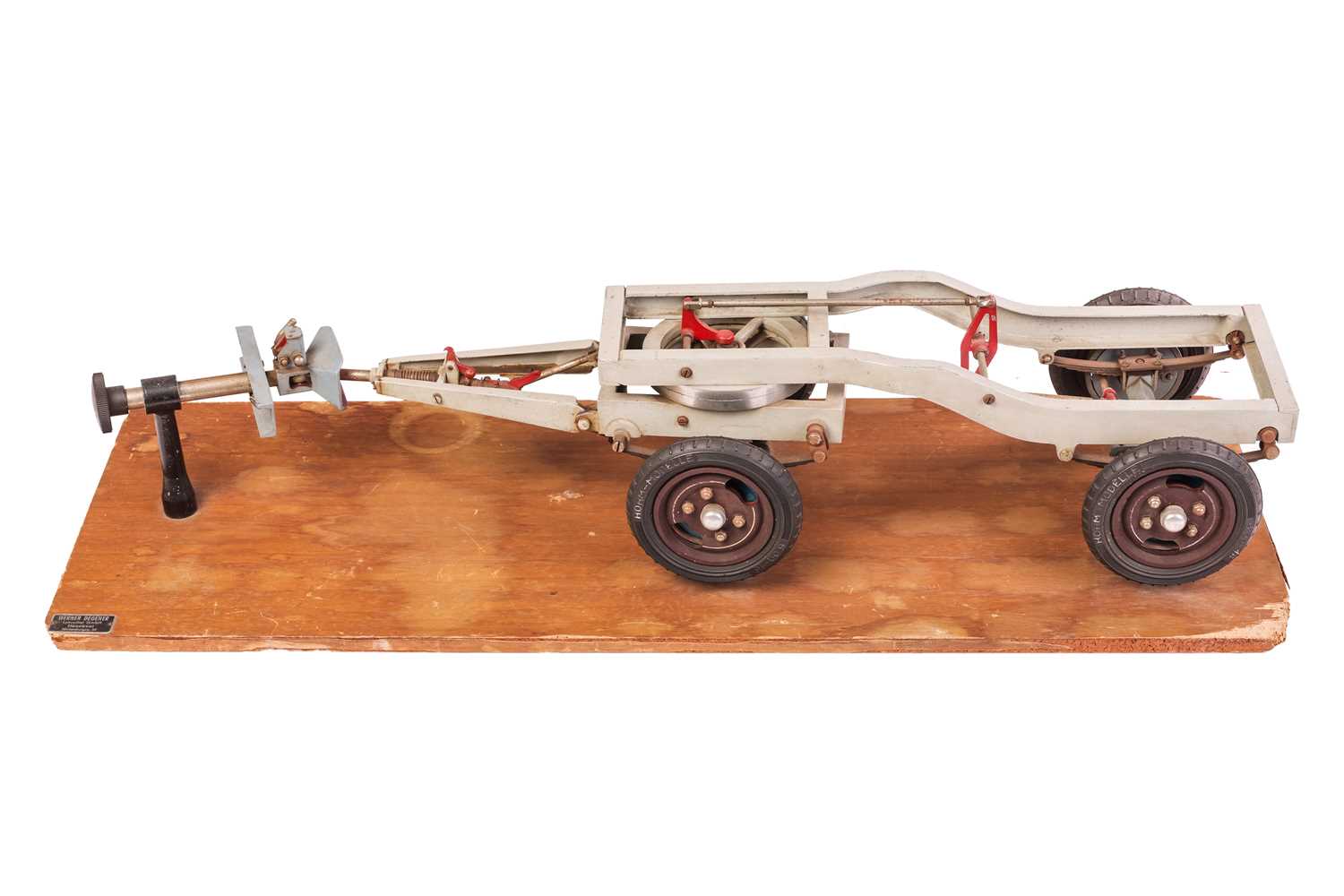 Lot A large Werner Degener Trailer Chassis,...