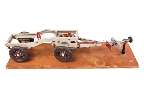 Lot A large Werner Degener Trailer Chassis,...