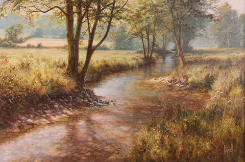 Lot 12 - David Dipnall (British 1941-2023) River...