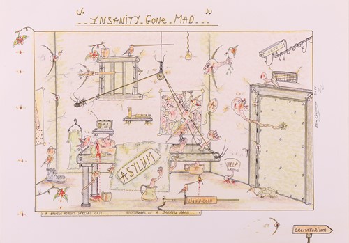 Lot 111 - Charles Bronson (British b.1952) 'Insanity...