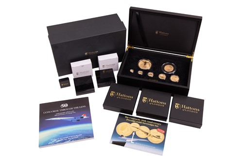 Lot 229 - A rare Concorde 50th Anniversary 22ct Gold...