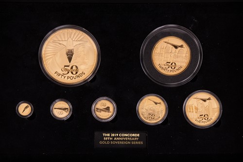 Lot 229 - A rare Concorde 50th Anniversary 22ct Gold...