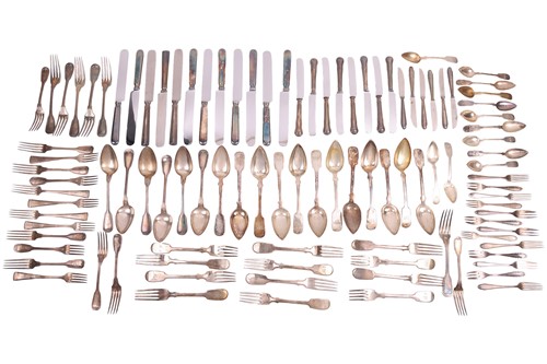 Lot 250 - A collection of German (800) silver "Geige"...