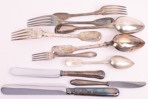 Lot 250 - A collection of German (800) silver "Geige"...