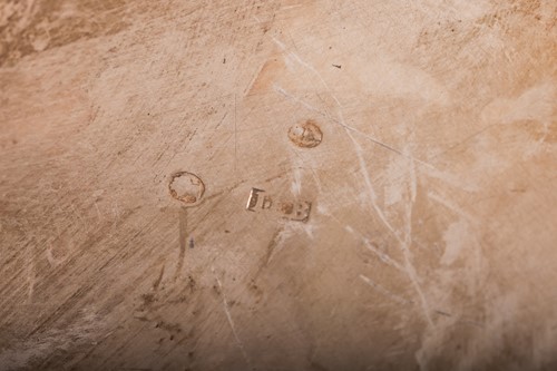 Lot 232 - A heavy-gauge Irish silver three-piece tea set,...