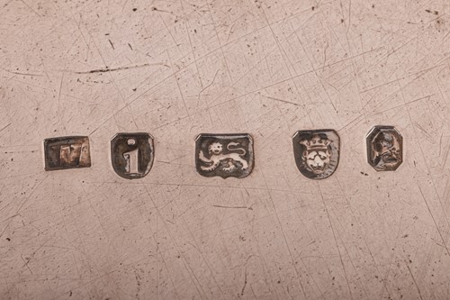 Lot 233 - A George III, circular Silver footed salver,...