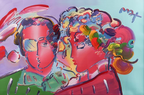 Lot 85 - Peter Max (American b.1937) Zero in Love...
