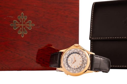 Lot 223 - Patek Philippe – A Fine 18ct Rose Gold World...