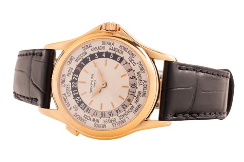 Lot 223 - Patek Philippe – A Fine 18ct Rose Gold World...