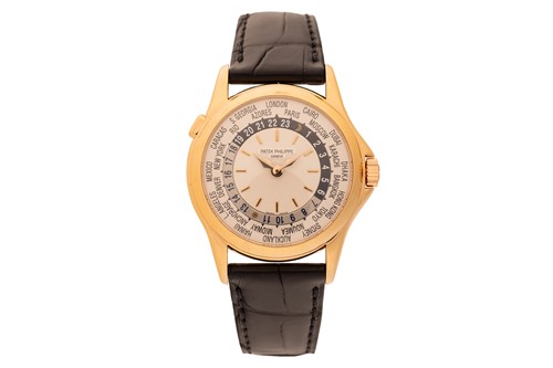 Lot 223 - Patek Philippe – A Fine 18ct Rose Gold World...