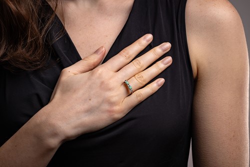 Lot 35 - An early 20th century opal and diamond-set...