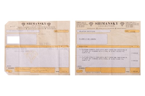 Lot 95 - Three diamond-set eternity bands, the first...