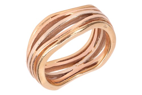 Lot 129 - A Modernist-style band, of organic design,...