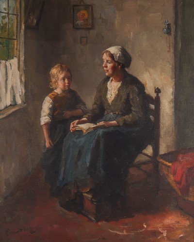 Lot 32 - Bernard De Hoog (Dutch, 1866 - 1943) The Story...