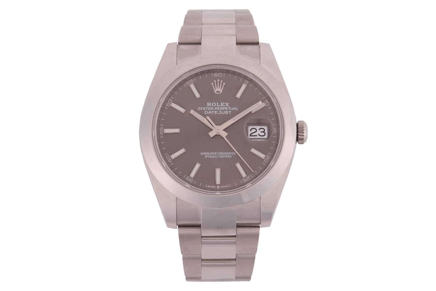 Lot 213 - Rolex – An Oyster Perpetual Datejust 41...