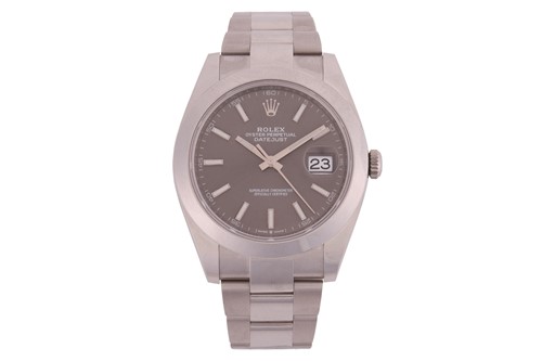 Lot 213 - Rolex – An Oyster Perpetual Datejust 41...