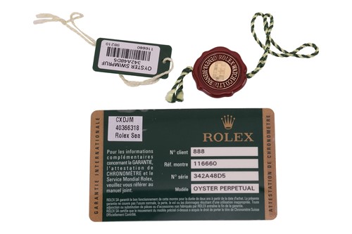 Lot 219 - Rolex – A Sea Dweller Deepsea Reference:...