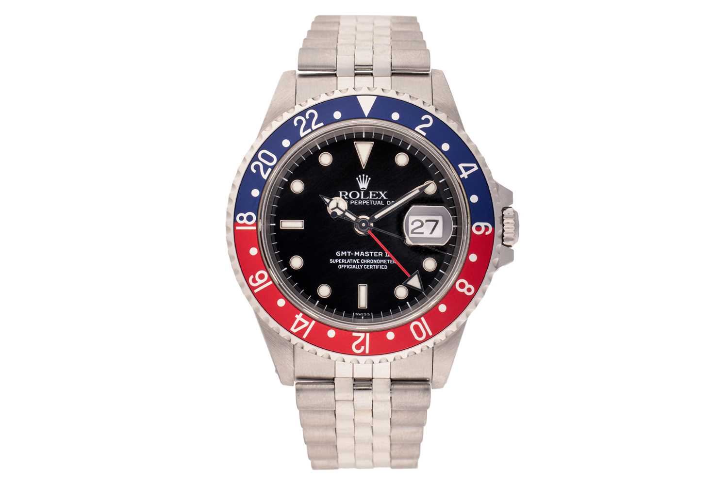 Lot 221 - Rolex – A ‘Pepsi’ GMT Master II Reference:...