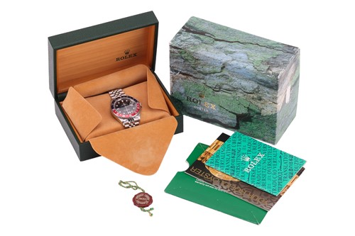 Lot 221 - Rolex – A ‘Pepsi’ GMT Master II Reference:...