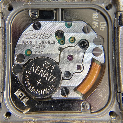 Lot 197 - Cartier – A Tank Francaise Wristwatch...