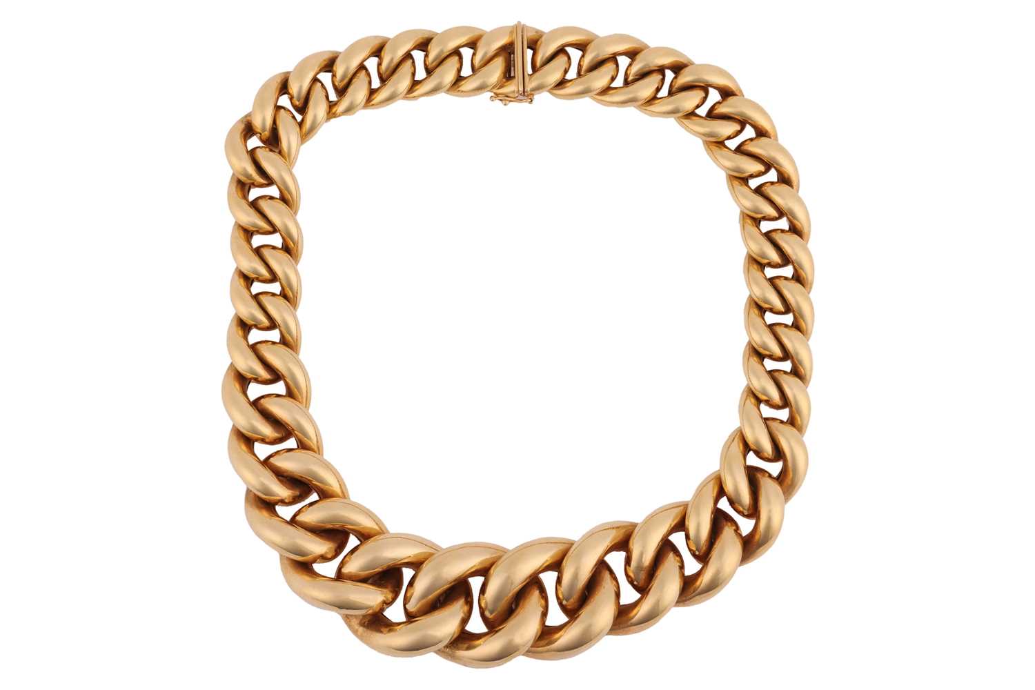 Lot 68 - Mappin & Webb - an 18ct yellow gold graduated...