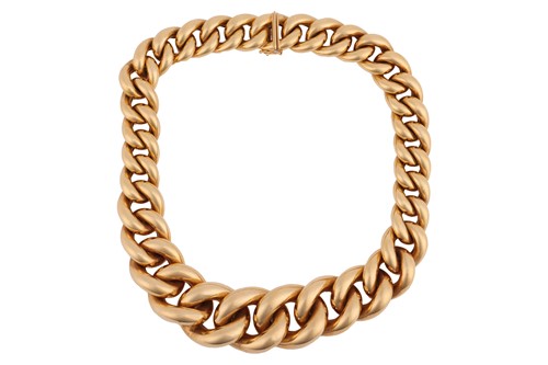 Lot 68 - Mappin & Webb -  an 18ct yellow gold graduated...