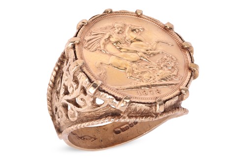 Lot 43 - An Elizabeth II 1978 sovereign in a 9ct gold...