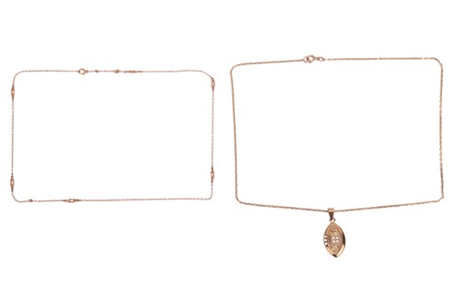 Lot 44 - A 9ct gold Charles Rennie Mackintosh style...