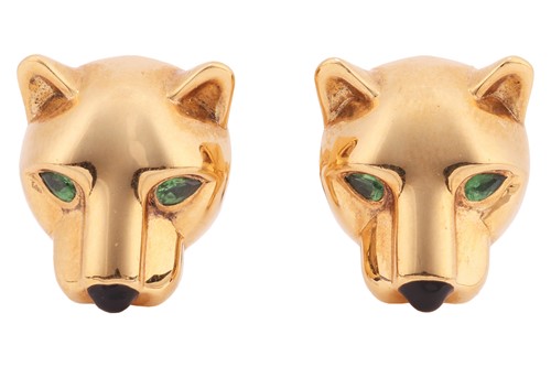 Lot 179 - Cartier – A pair of Panthère de Cartier 18ct...