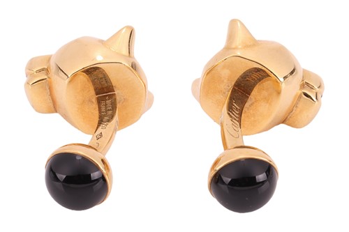 Lot 179 - Cartier – A pair of Panthère de Cartier 18ct...