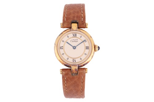 Lot Cartier – Must de Cartier Colisee Gold-Vermeil...
