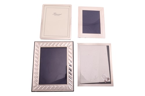 Lot 243 - A large contemporary rectangular silver easel...