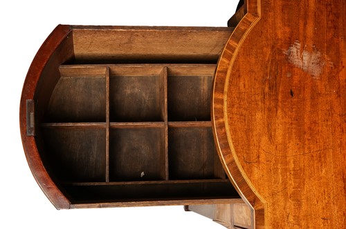 Lot A fine George III mahogany and satinwood...