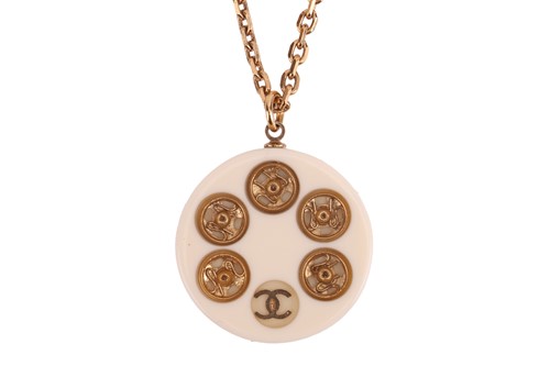 Lot 3 - Chanel - Autumn 2003, a circular pendant in...