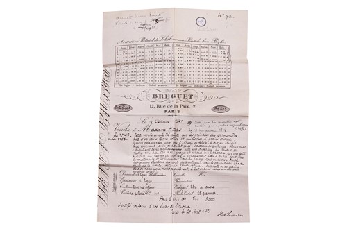 Lot Breguet – An Open Face Pocket Watch Serial:...