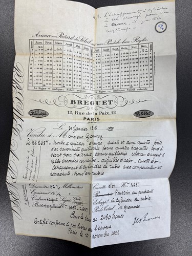 Lot 237 - Breguet – An Open Face Key Wound Pocket Watch...